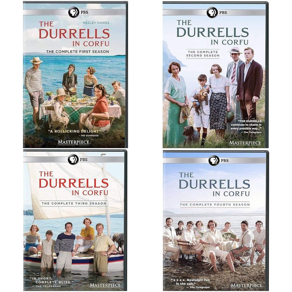 De Durrells op Corfu Alle Seizoenen - Complete DVD Collectie - Hoogwaardige Beeld en Geluidskwaliteit - Avonturen van de Familie Durrell - Beleef de Schoonheid van Corfu - Inclusief Extra's en Speciale Features - Perfect voor Binge Watching en Verzamelaar