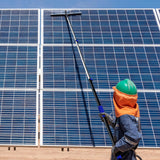 Telescopische Verlengsteel 152–366 cm – Aluminium Uitschuifbare Verlengstok Met Universele Metalen Schroefkop – Stevige Verfrollersteel Voor Schoonmaak Plafonds Ramen Stofwissen & Meer – Twist Lock Vergrendeling – Lichtgewicht