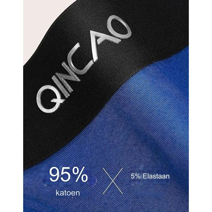 6-Pack Heren Boxershorts XXL - Katoenen Retro Trunks - Geen Irriterende Labels - Ondergoed Geschenkset - Zwart Blauw - 95% Katoen 5% Elastaan - Comfortabele Stretch Tailleband - Zachte 60s Gekamd Katoen - Hoogwaardige Afwerking - Perfecte Pasvorm