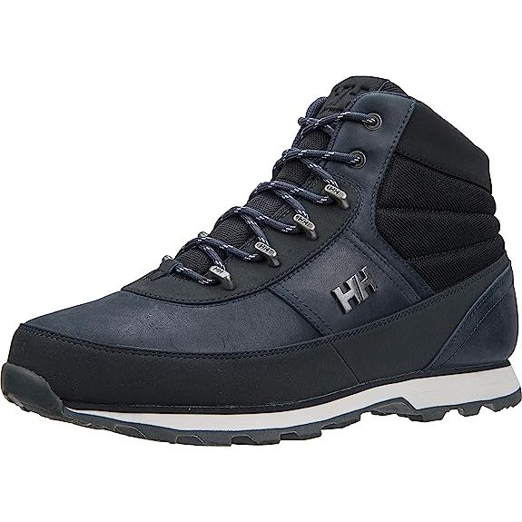 Helly Hansen Woodlands - Lichte Heren Winterlaarzen - Waterdicht Leer - Lage Snit - Duurzaam en Comfortabel - Perfect voor Herfst- en Winterwandelingen - Maat EU 46 - Kleur Blauw