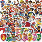 Paw Patrol Sticker Set - 50 Stuks - Waterdichte PVC Cartoon Stickers voor Kinderen - Perfect voor Auto, Fiets, Laptop en DIY Scrapbooking