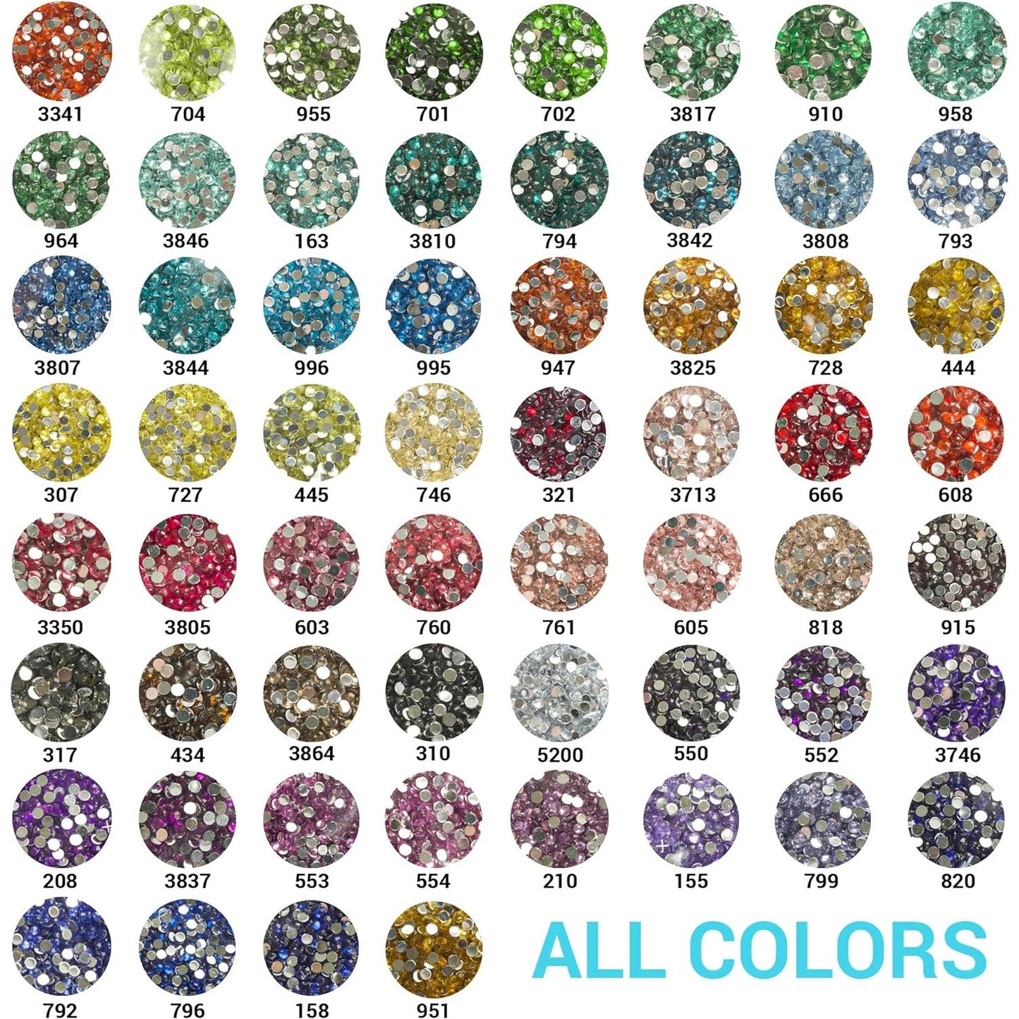 60-Kleuren AB Diamant Schilderij Steentjes Set - 9.000 Ronde AB Diamanten - Inclusief Opbergdoos, Accessoires & Gereedschap - Volledig Pakket voor DIY Diamant Kunstprojecten