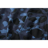 Shark Cam0 -  Herenhoodie met Rits en Camouflagepatroon in Blauw/Rood - Stijlvolle Streetwear Capuchonjack, Perfect voor Sport & Vrije Tijd, Beschikbaar in Maten M/L