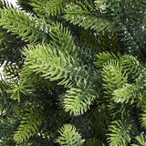 Yaheetech Mini Kunstkerstboom - 61 cm Hoog - Tafelkertboom met Cementbasis in Rode Stoffen Zak - Compacte Onverlichte Kerstdecoratie - Groene PE Naalden - 1 Stuk