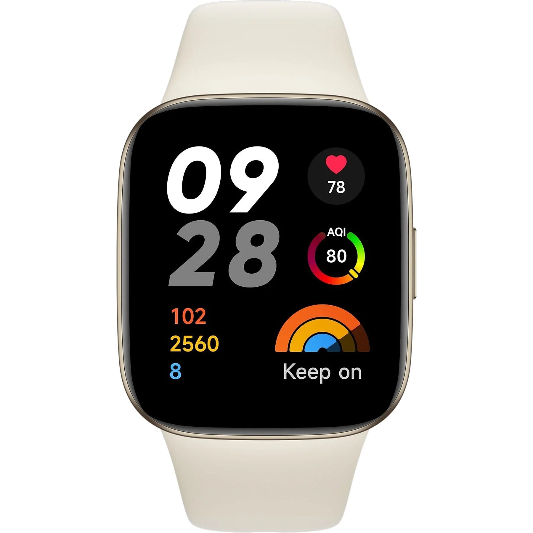 Xiaomi Redmi Watch 3 in Ivoorwit - Stijlvolle Smartwatch met 1.75