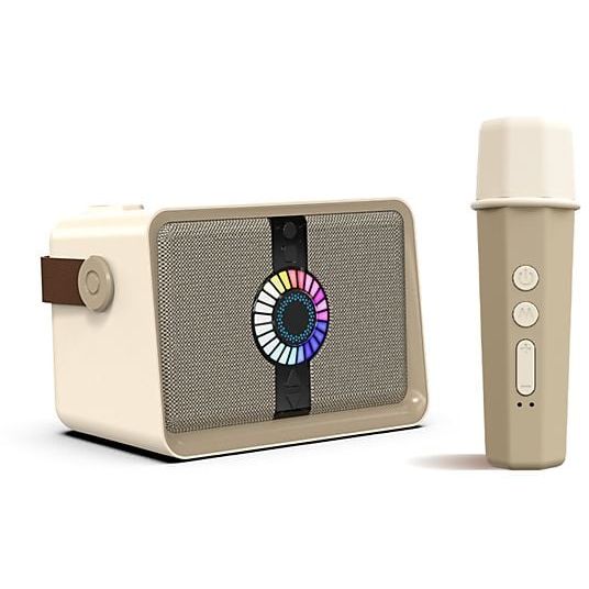 Svntek F22 Bluetooth Speaker – Draadloze Mini Luidspreker – Draagbare Soundbox met Oplaadbare Batterij – Compacte Speaker voor Smartphone Tablet Laptop – Wit Design – Bluetooth Geluidsbox voor Reizen Feest Buiten Binnenshuis Gebruik