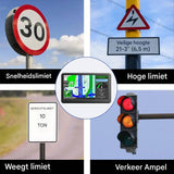 Awesafe 7-Inch GPS Navigatiesysteem - Bluetooth - Europa 2023 Kaarten - Gratis Levenslange Updates - Flitserwaarschuwingen - Stemnavigatie - Geschikt Voor Auto &amp; Vrachtwagen