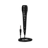 NOONDAY PARTY microfoon bedraad – karaoke microfoon met 6.3 mm jack aansluiting – zangmicrofoon met 3 meter kabel – dynamische handmicrofoon voor speaker versterker karaoke machine en live optreden zwart