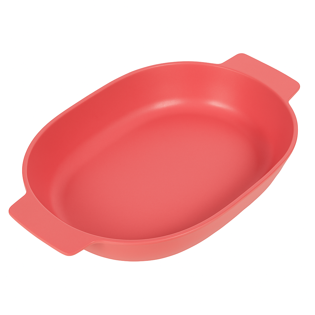 Norlander Ovale Outdoor Tray – Kunststof Servies – 24 cm – Magnetronbestendig – Vaatwasserbestendig – Lichtgewicht Borden Set – Picknick – Camping – Kleurrijk Tafelservies