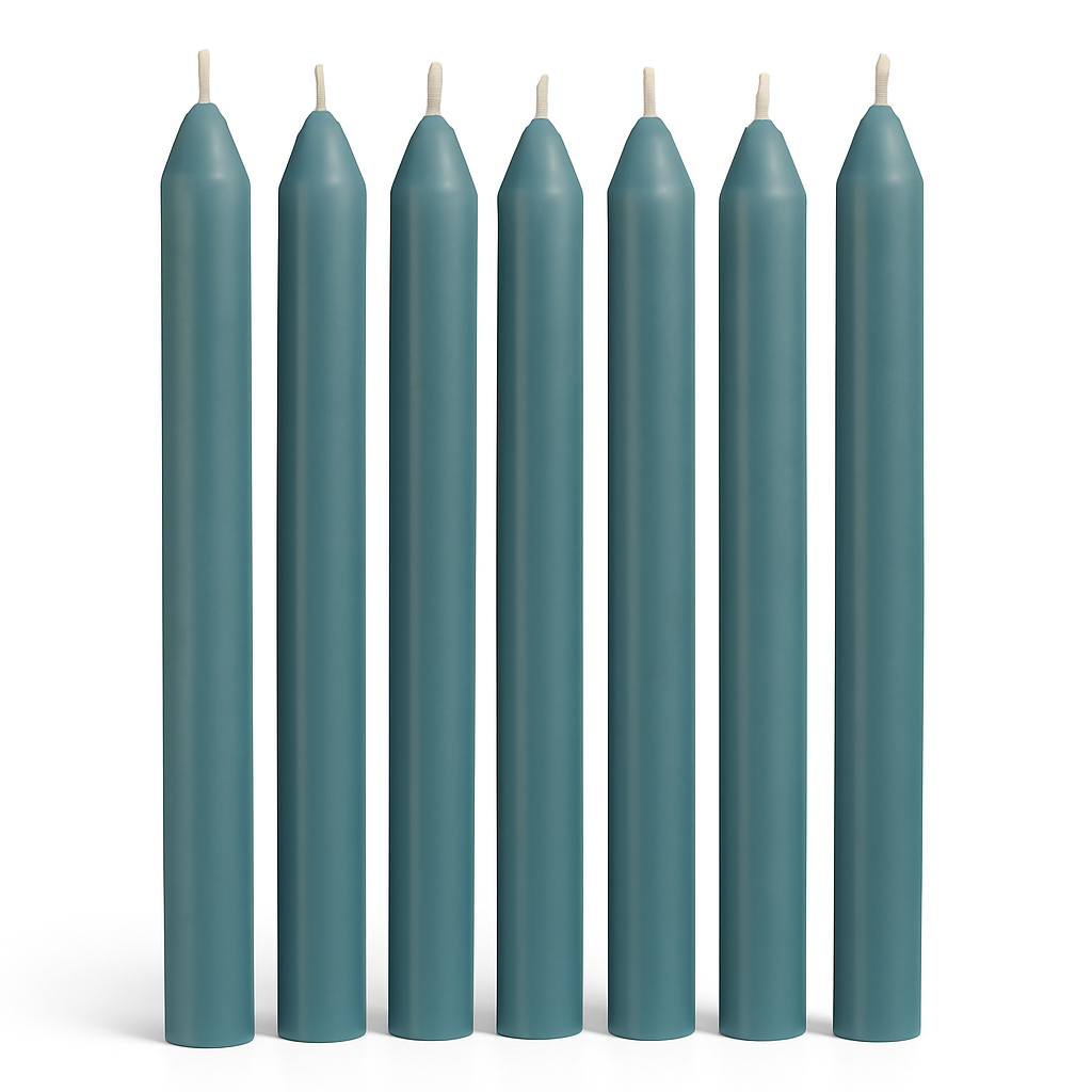 8 Stuks Dinerkaarsen – GroenTafelkaarsen 20cm – Candle – Klassieke Kaarsen Voor Diner Tafelsetting Feestdagen Bruiloft Avondeten – 8 Uur Brandtijd Per Kaars – Rechte Druipvrije Kaarsen Voor Kandelaars & Tafeldecoratie (Groen)