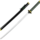 Japanse Katana 104 cm – 40 Inch Houten Samoeraizwaard met Schede – Traditionele Katana voor Cosplay, Decoratie of Training – Realistisch Ontwerp, Massief Hout, 75 cm Lemmet, 27 cm Handgreep, Inclusief Schede (Zwaardlengte Totaal 104 cm)