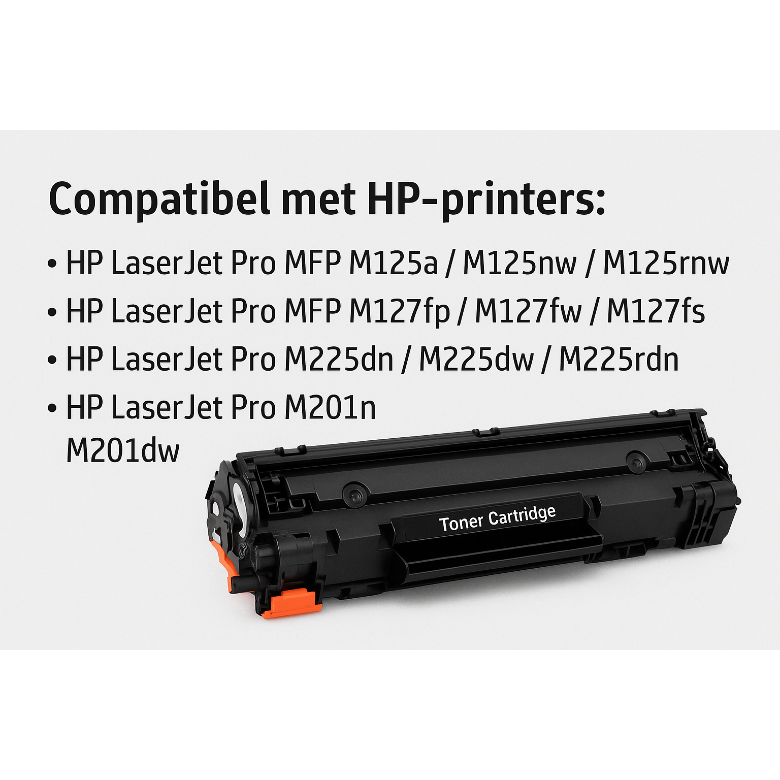 ZoomTec Toner Cartridge Zwart – Vervanging voor HP 83A CE283A – Geschikt voor HP LaserJet Pro MFP M125/M127/M225/M201 Serie – Hoge Capaciteit – Professionele Afdrukkwaliteit - H283AC