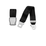 Vliegtuiggordel Riem – Aluminium Seatbelt Buckle met Verstelbare Band – Lengte 100 cm – Origineel Luchtvaart Design – Sterke Gesp van Aluminium – Handgemaakt – Geschikt voor Dagelijks Gebruik of Cadeau – Zilver