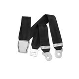 Vliegtuiggordel Riem – Aluminium Seatbelt Buckle met Verstelbare Band – Lengte 100 cm – Origineel Luchtvaart Design – Sterke Gesp van Aluminium – Handgemaakt – Geschikt voor Dagelijks Gebruik of Cadeau – Zilver