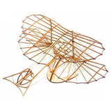 Houten 3D Puzzel Vliegtuig - Otto Lilienthal Zweefvliegtuig Model Bouwpakket - Laser Gesneden Balsa Hout - Creatieve DIY Kit voor Volwassenen