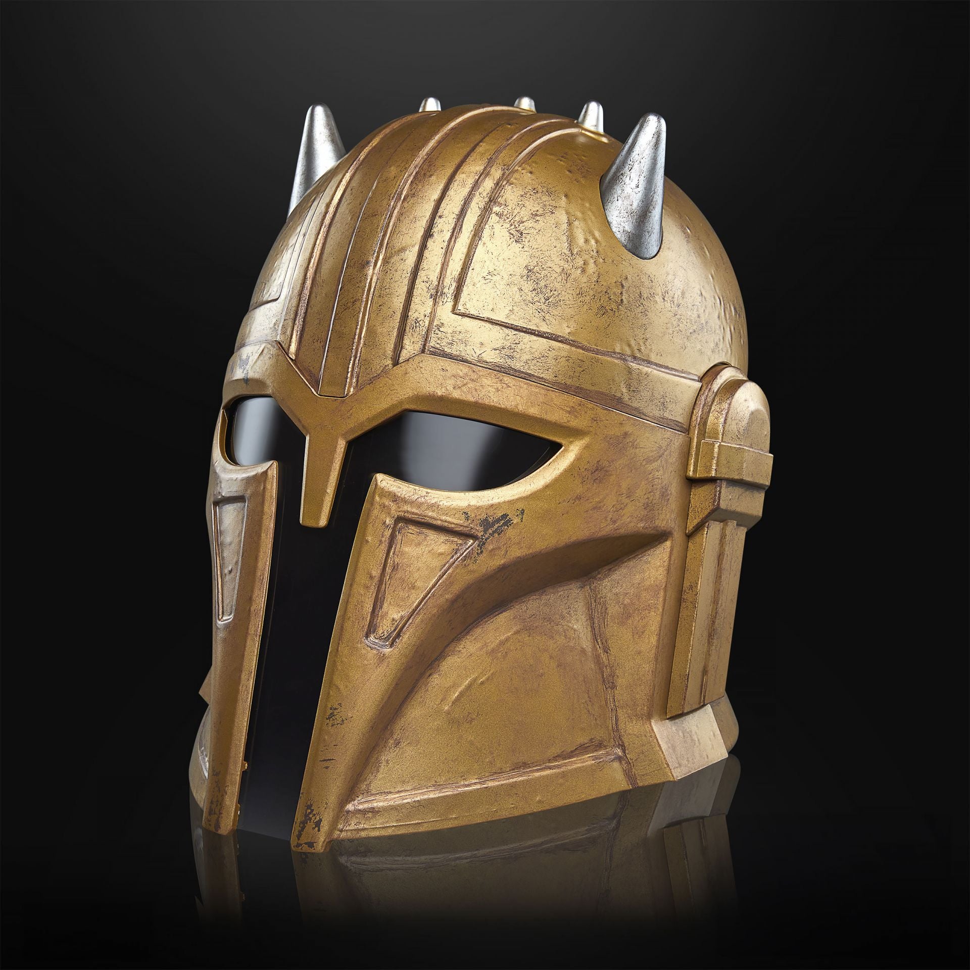 The Armorer helm – Star Wars Mandalorian elektronische cosplay helm – premium replica masker met licht en geluid – draagbare display helm verzamelobject roleplay masker model G0704