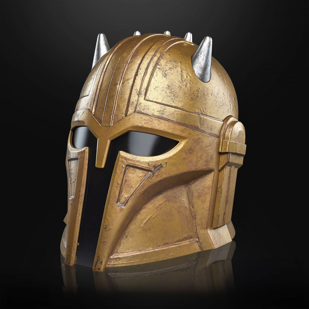 Hasbro Black Series The Armorer helm – Star Wars Mandalorian elektronische cosplay helm – premium replica masker met licht en geluid – draagbare display helm verzamelobject roleplay masker model G0704