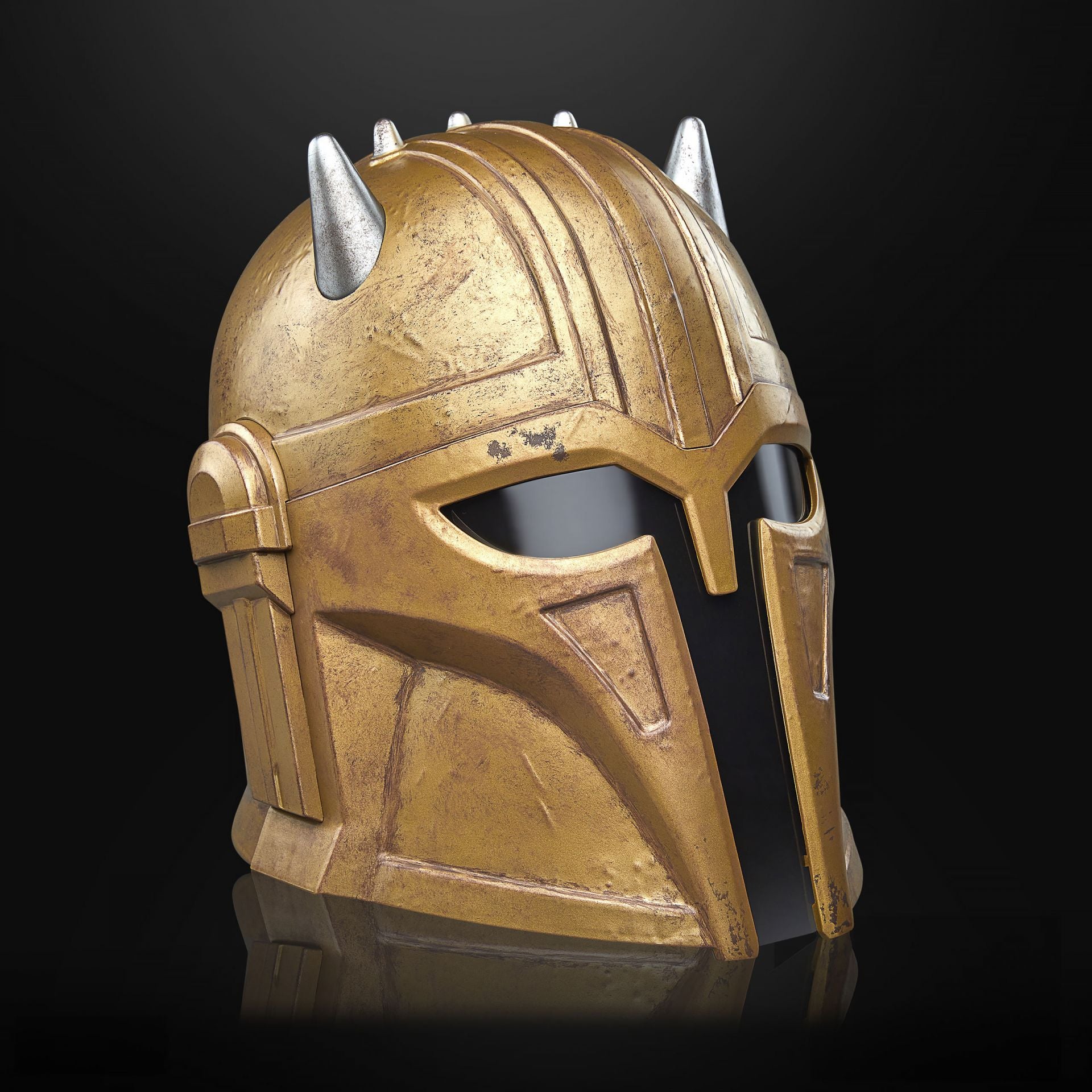 The Armorer helm – Star Wars Mandalorian elektronische cosplay helm – premium replica masker met licht en geluid – draagbare display helm verzamelobject roleplay masker model G0704