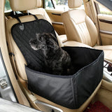 Autostoelbeschermer voor Huisdier - Waterdichte 2-in-1 - Geschikt voor Honden en Katten tot 8 kg - Zwart - Perfect voor Autoreizen
