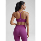 CRZ YOGA - Butterluxe Sport BH - Y Back - Spaghetti Bandjes - Licht Ondersteunend - Yoga Bra - Naadloos Sporttopje - Butterzacht - Afneembare Pads - Dames Sportbeha - Maat M