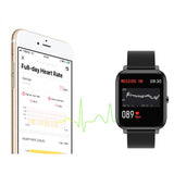 P22 | Sport Smartwatch | Bluetooth Fitness-Tracker | Inclusief Siliconen Band | Hartslagmeter | Slaapmonitor | 1,4-Inch Touchscreen | IP67 Waterdicht | Camerabediening | Fitnesshorloge | Unisex | Android / iOS | Roze