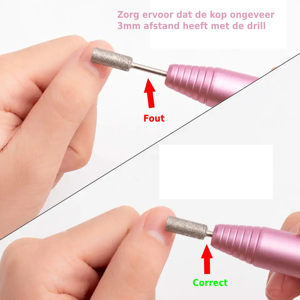 Elektrische Nagelvijl & Boormachine Set | 35000 RPM | Professioneel Gereedschap voor Manicure & Pedicure | Ideaal voor Natuurlijke & Kunstnagels | Inclusief Accessoires | Laag Geluid & Trilling | Eenvoudig & Efficiënt in Gebruik