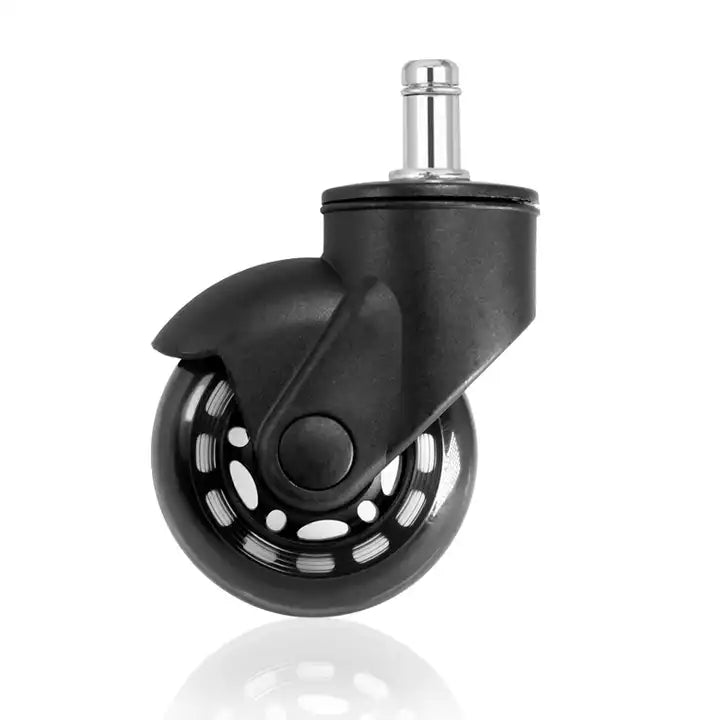 Gaming Stoel Wiel - Vervangend Wiel voor Bureaustoel - 11 mm x 22 mm - 6.35 cm (2.5 Inch)
