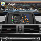 Draadloze Apple CarPlay & Android Auto Module - Voor BMW – Volledige Integratie voor CIC Systeem – Geschikt voor BMW – Eenvoudige Plug-and-Play Installatie – Superieure Audio- en Video Ervaring – Stuurwielbediening – Inclusief Alle Nodige Accessoires.