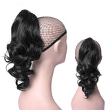Golvende Synthetische Haarverlenging met Klauwklem - 35 cm (14 inch) - Hittebestendig - Perfect voor Volume & Lengte - Ideaal voor Dagelijks Gebruik & Speciale Gelegenheden