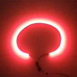 Rode 100cm LED-strip voor auto met dynamische stroomachterlicht en waarschuwingslamp - 12V
