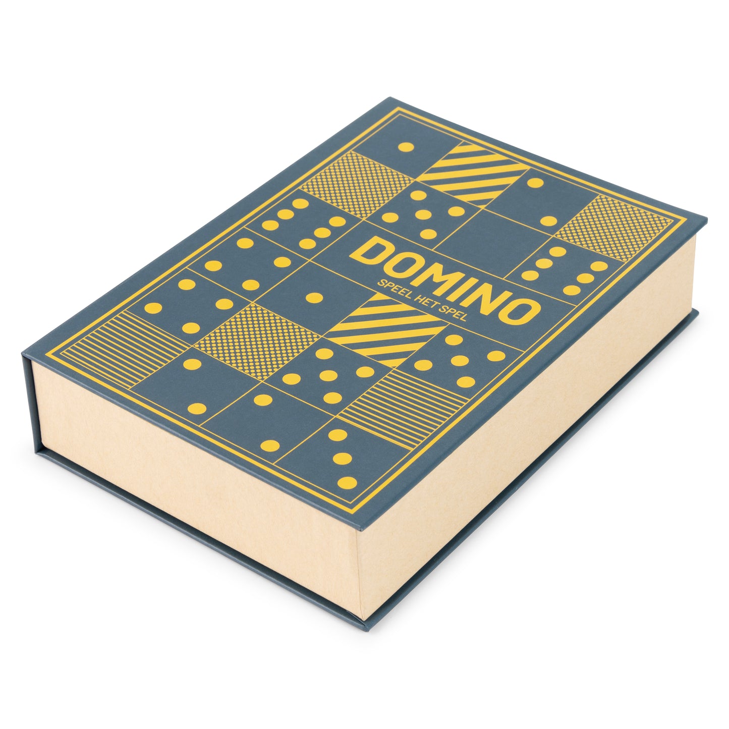Domino Spel in Luxe Boekvormige Opbergdoos – Klassiek Tafelspel – Compact en Perfect voor Reizen – Afmetingen Opbergdoos 14.5x4.5x20cm
