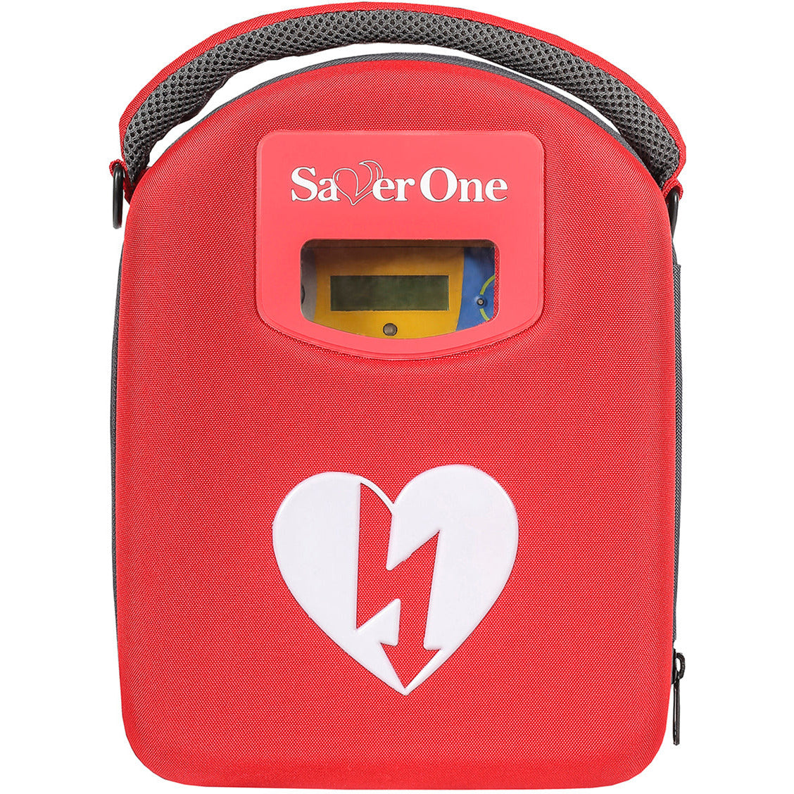 Saver One - Defibrillator Harde Tas - Beschermtas voor AED - Beschermende Case voor Saver One Automatische Externe Defibrillator - Reistas - Rood - Exclusief Defibrillator