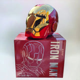 Iron Man MK 5 Helm - Draagbare Superheld Helm met Jarvis Voice &amp; Touch/Remote Bediening - Cosplay en Verzamelstuk - Gouden ABS Metalen Uiterlijk - Perfect voor Halloween, Verjaardag en Kerst