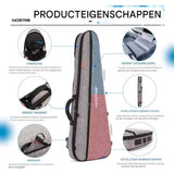 GHOSTFIRE Premium Basgitaar Gig Bag – Superdikke Bescherming, Waterafstotend, Lichtgewicht & Slijtvast – Inclusief Extra Opbergvak (Grijs)