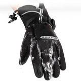 Winter Warme Handschoenen - Katoenen Buiten Handschoenen voor Winterse Activiteiten - Touchscreen-ondersteuning - Bescherming tegen Koude Temperaturen - Zwart
