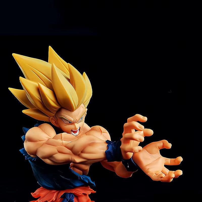 Dragonball Z – Goku Super Saiyan 1 Actiefiguur 16cm | Gedetailleerd PVC Verzamelfiguur met Dynamische Houding, Goudkleurig Haar &amp; Realistische Expressie | Anime Collectible Beeld voor Fans &amp; Verzamelaars