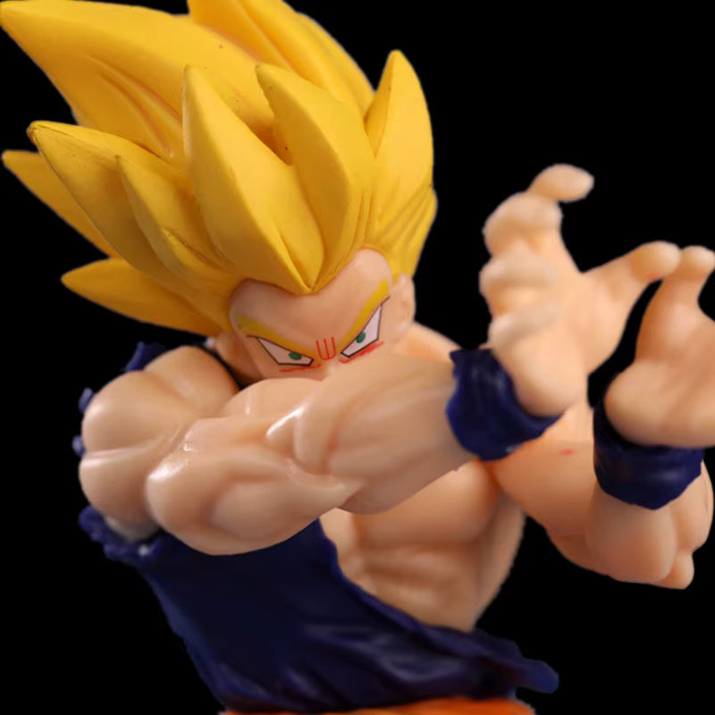 Dragonball Z – Goku Super Saiyan 1 Actiefiguur 16cm | Gedetailleerd PVC Verzamelfiguur met Dynamische Houding, Goudkleurig Haar & Realistische Expressie | Anime Collectible Beeld voor Fans & Verzamelaars