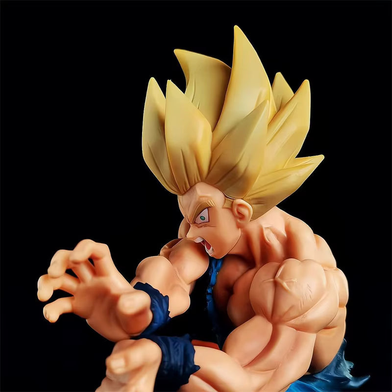 Dragonball Z – Goku Super Saiyan 1 Actiefiguur 16cm | Gedetailleerd PVC Verzamelfiguur met Dynamische Houding, Goudkleurig Haar & Realistische Expressie | Anime Collectible Beeld voor Fans & Verzamelaars