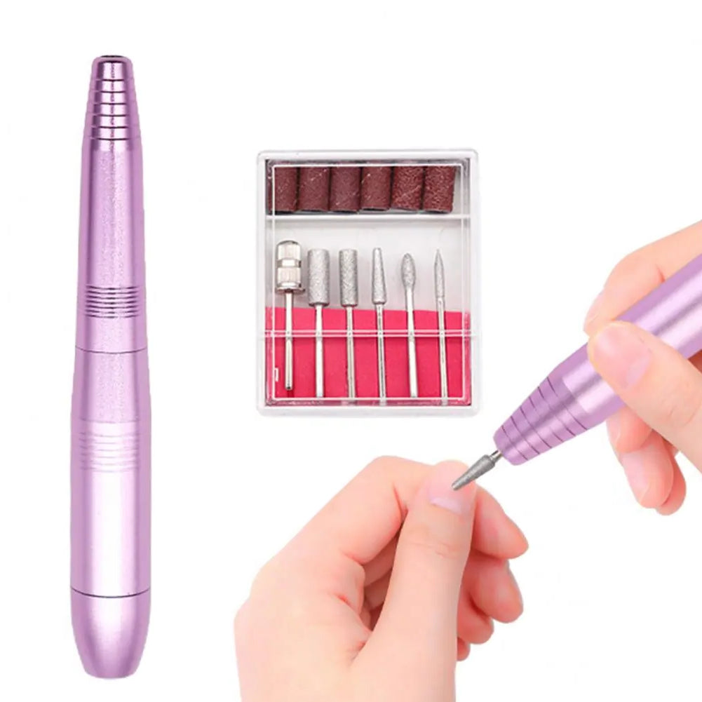 Elektrische Nagelvijl & Boormachine Set | 35000 RPM | Professioneel Gereedschap voor Manicure & Pedicure | Ideaal voor Natuurlijke & Kunstnagels | Inclusief Accessoires | Laag Geluid & Trilling | Eenvoudig & Efficiënt in Gebruik