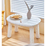 Nordic Kinder Tafel – Lage, Veilige en Schattige Kindertafel – Milieuvriendelijk Polyethyleen – Afgeronde Hoeken – Wit – 75 × 54 × 49,5 cm