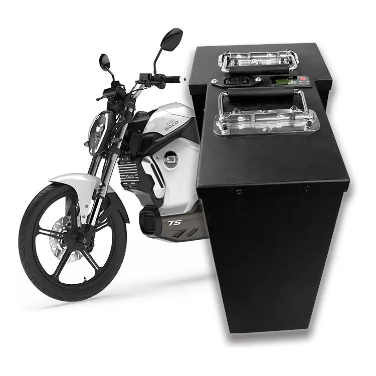 T-Vormige 60V 75Ah Li-Ion Accu voor E-Motorfietsen - Hoge Capaciteit Oplaadbare Batterij - Nominale Spanning 60V - Ideaal voor Langdurige en Zware Ritprestaties - Perfect voor Diverse E-Motorfietsen