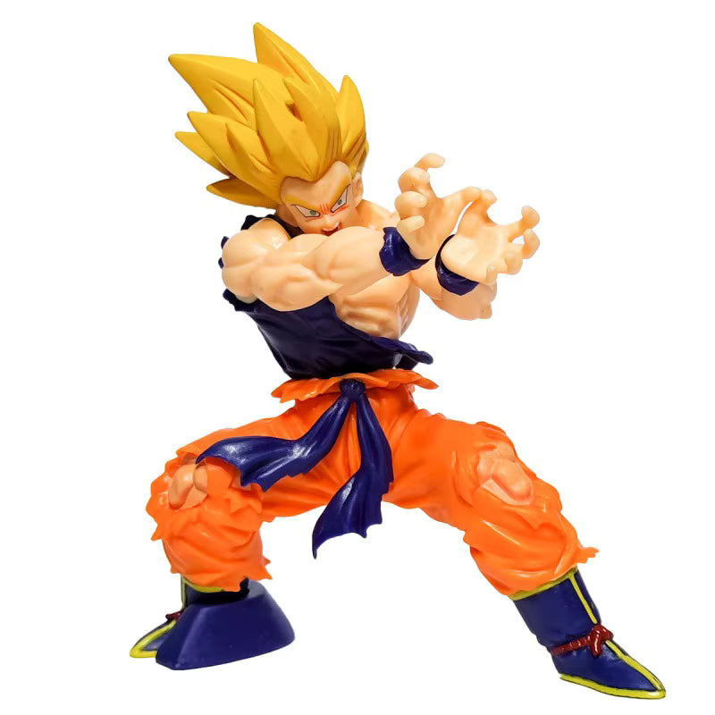 Dragonball Z – Goku Super Saiyan 1 Actiefiguur 16cm | Gedetailleerd PVC Verzamelfiguur met Dynamische Houding, Goudkleurig Haar & Realistische Expressie | Anime Collectible Beeld voor Fans & Verzamelaars