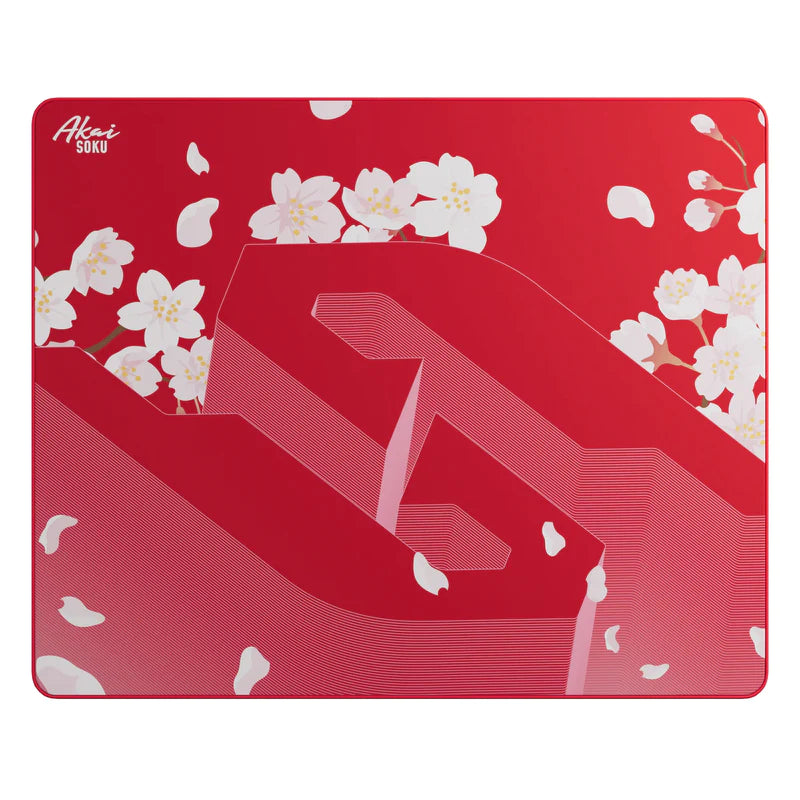 Akai Grote - X2 Gaming Mat - Limited Edition AKAI Sakura Muismat - Desktop Mat Sakura Ontwerp, Precisiegerichte Stofoppervlak, 480x400x4mm, Anti-slip Rubberen Basis, Duurzaam en Stijlvol