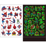 5 Vellen Lichtgevende Superheld Spiderman Tijdelijke Tattoo Stickers - Waterdicht en Huidvriendelijk - Kinderfeestjes en Decoraties