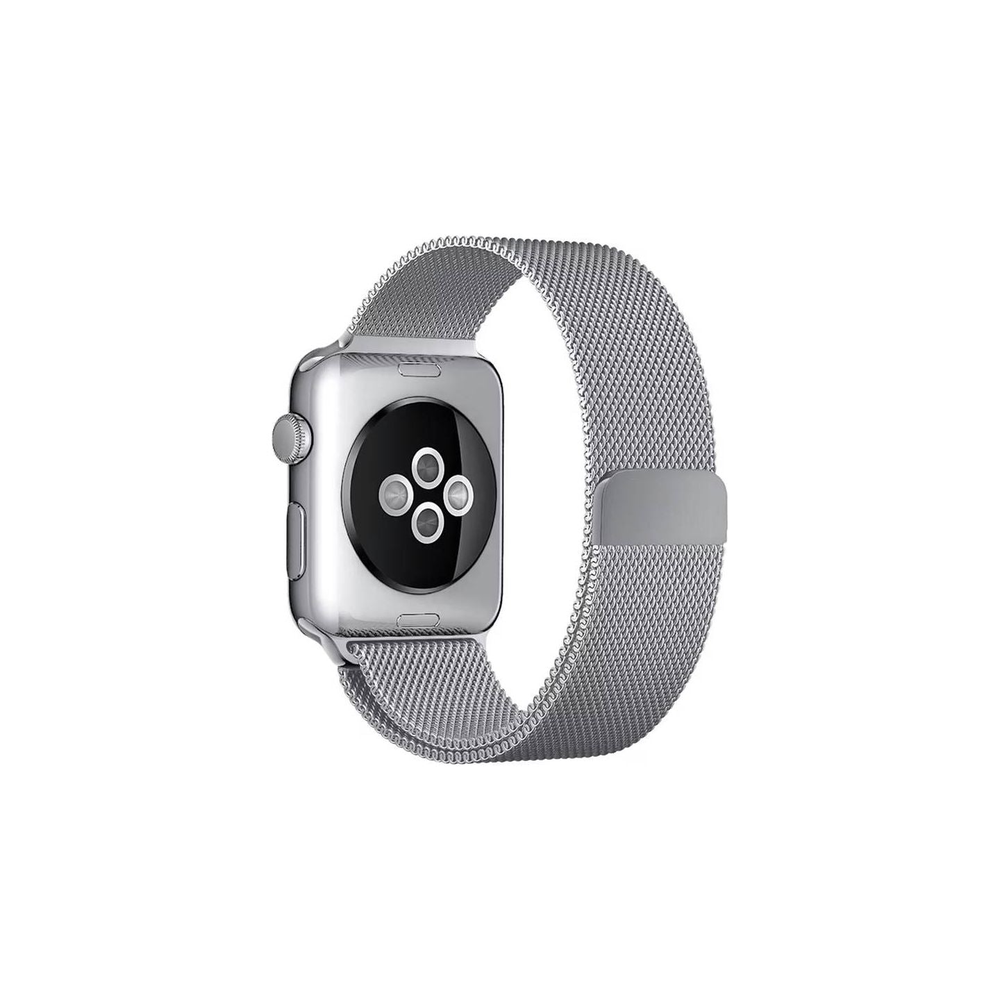 Magnetische Milanese Loop Apple Watch Band – Zilver – Roestvrijstalen Mesh Polsband – Compatibel met 38mm 40mm 41mm 42mm – Geschikt voor Apple Watch Series 1 t/m 10 – Verstelbare Sluiting