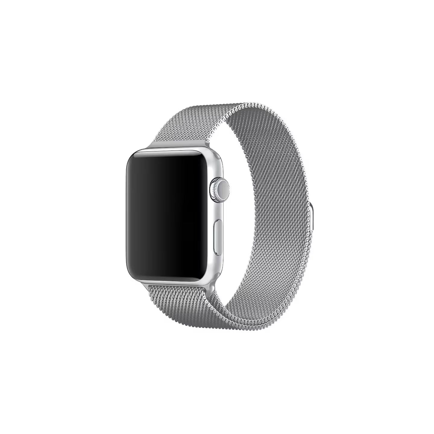 Magnetische Milanese Loop Apple Watch Band – Zilver – Roestvrijstalen Mesh Polsband – Compatibel met 38mm 40mm 41mm 42mm – Geschikt voor Apple Watch Series 1 t/m 10 – Verstelbare Sluiting