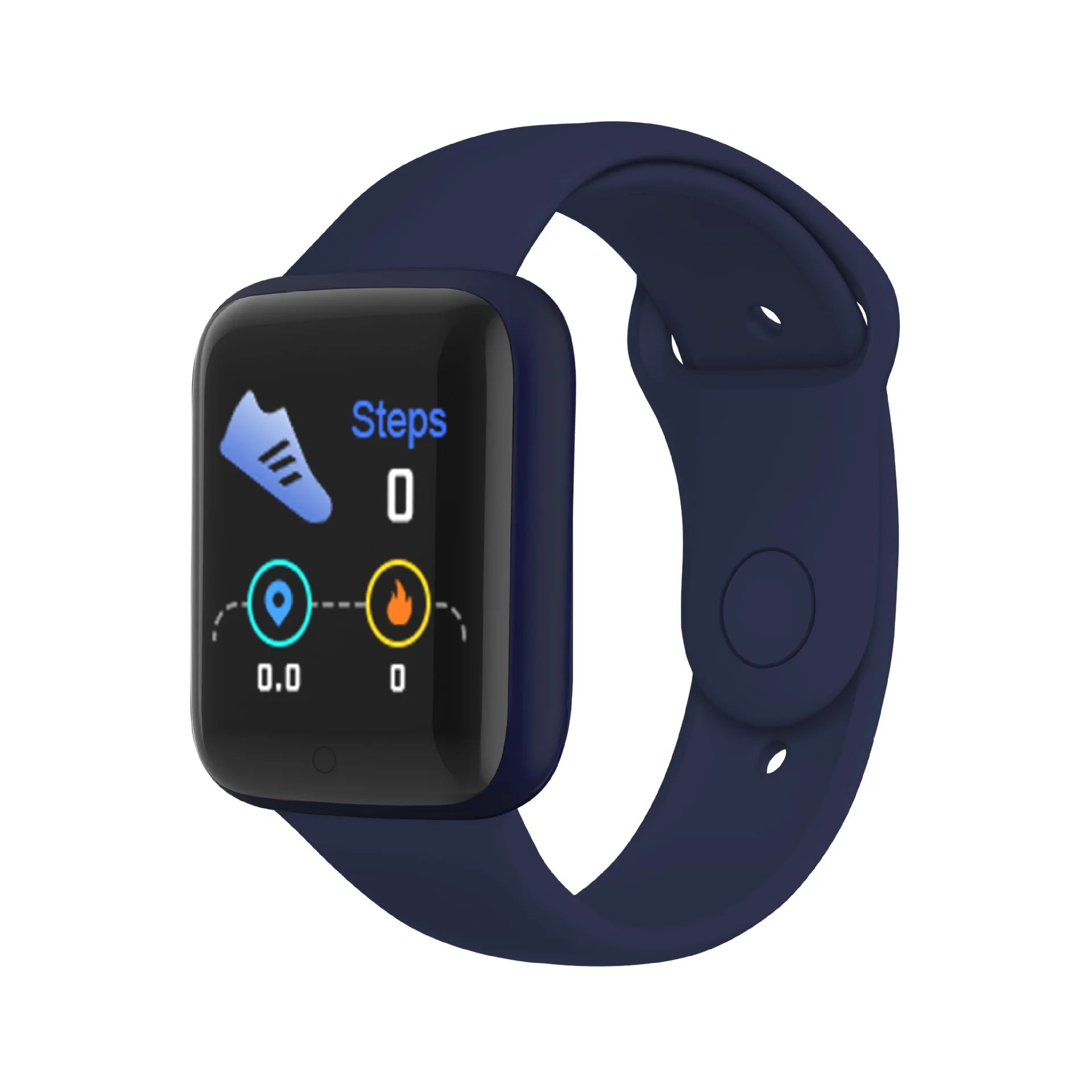 Multifunctioneel Fitness Smartwatch in Klassiek Zwart - 1.44