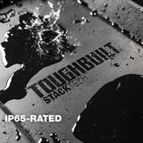 ToughBuilt  Rolling Tool Box 70L – Verrijdbare Gereedschapskoffer Met 22cm Wielen – IP65 Waterdicht – Gereedschapswagen Met Staalversterkt Deksel, Accessoirerails, Uittrekbare Greep &amp; Interne Tray – Stapelbaar Opslagsysteem Voor Professionals