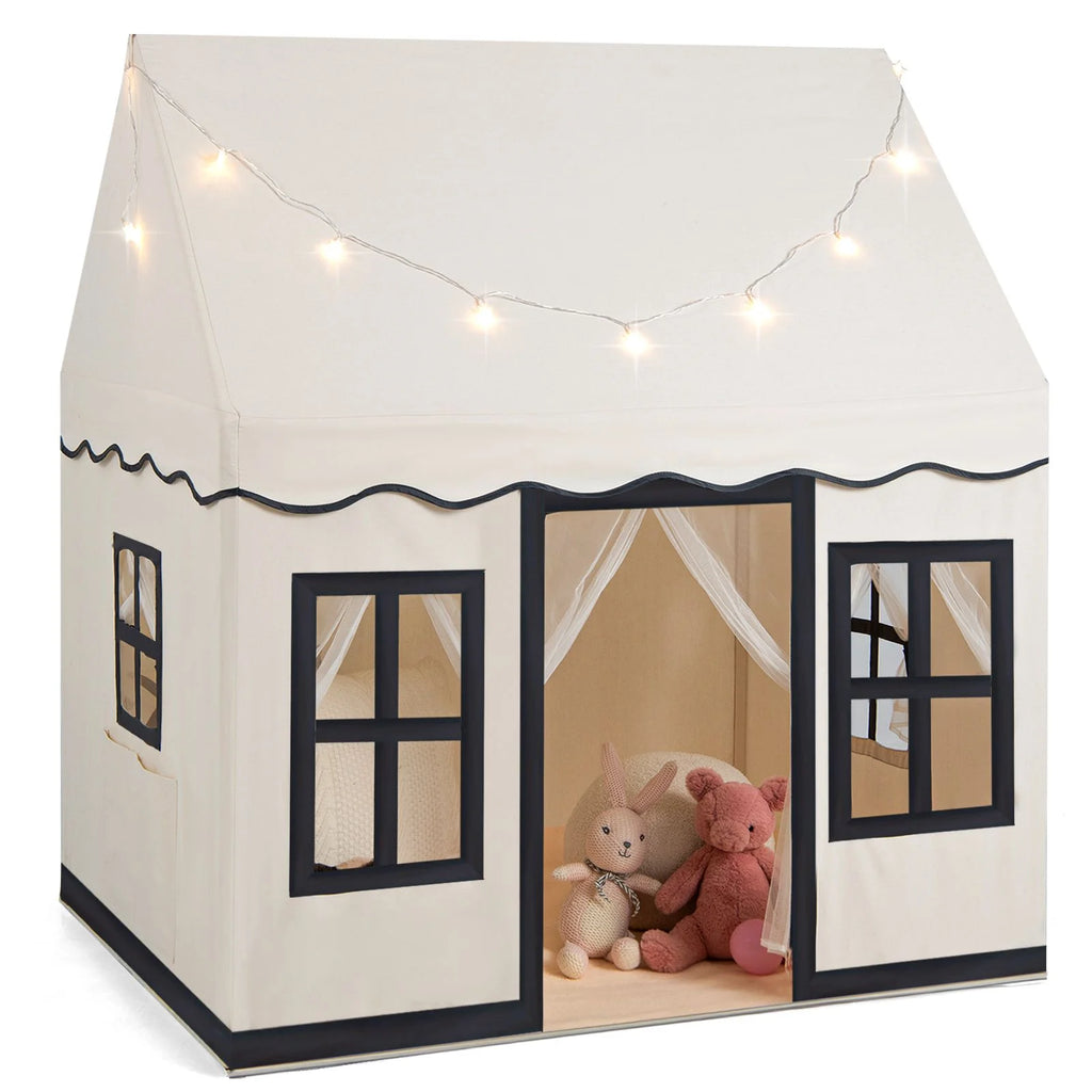 Kinder Speeltent met Sterverlichting - 121x101x137 cm - Indoor Tent voor Jongens en Meisjes - Inclusief Anti-Slip Mat - PVC Stevige Constructie - Privé Speelhuisje - Geschikt voor Kinderen vanaf 3 Jaar