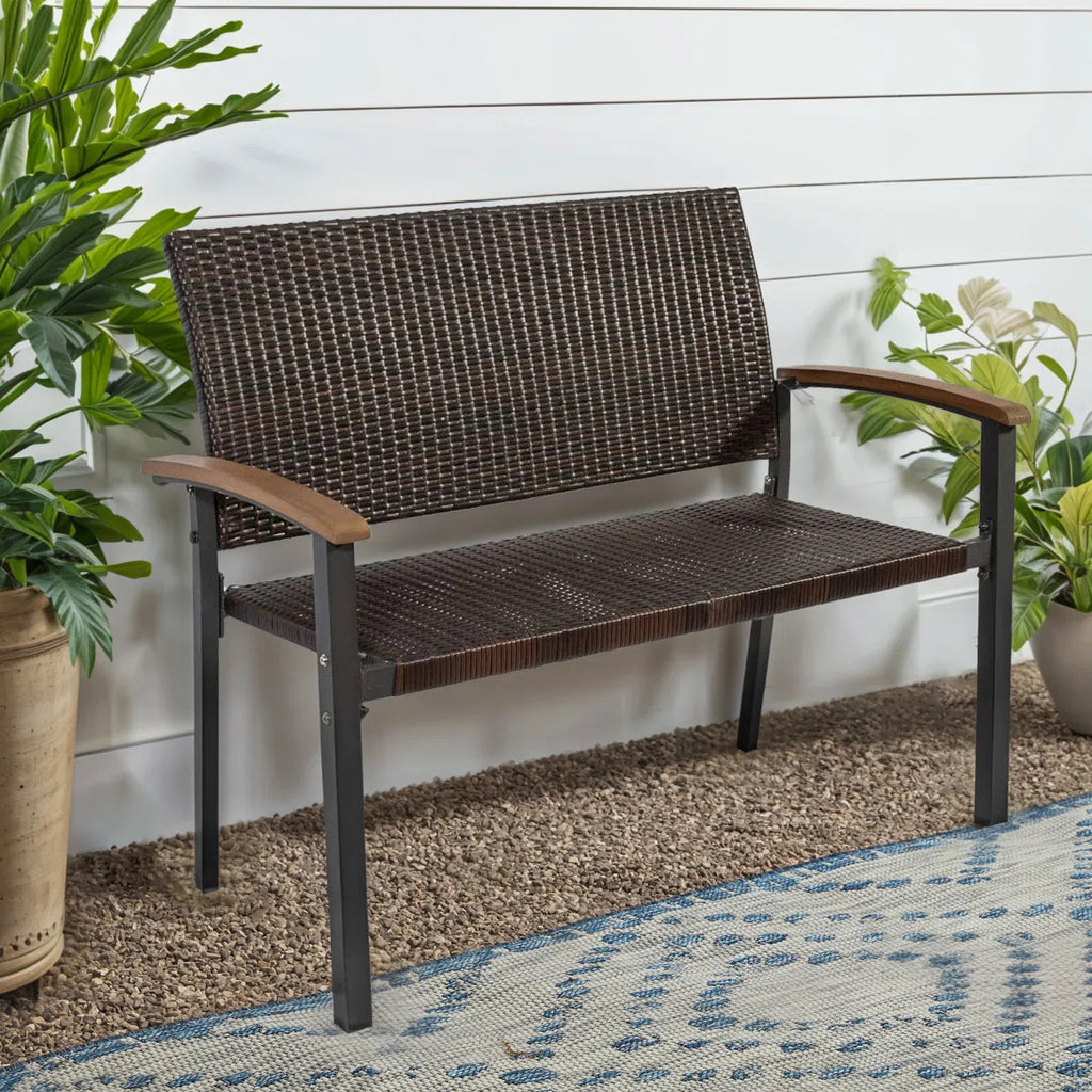 BRUBAKER Milano – Inklapbare Ronde Tafel – Ø 70 cm – Glazen Tafelblad – Metaal – Weerbestendig – Antraciet – Te Gebruiken als Bijzettafel of Eettafel – Voor Binnen en Buiten